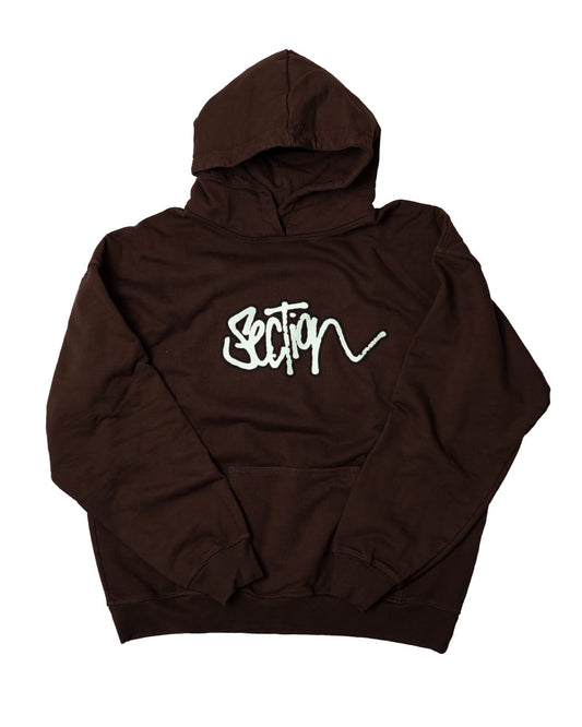 Script Logo Hoodie (Brown)