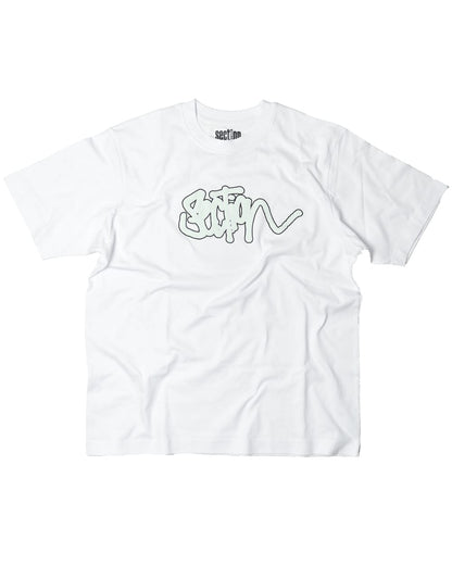 Script Logo Tee (White)