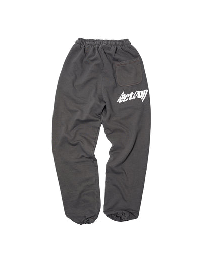 Melted Logo Sweatpants (Washed Brown/Pink)